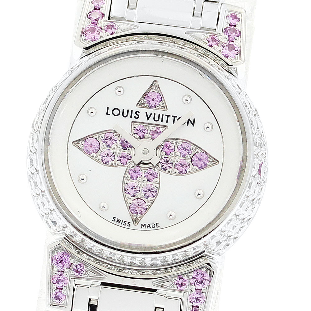 ルイ・ヴィトン LOUIS VUITTON Q151A タンブール ビジュ ダイヤ 88本限定 クォーツ レディース _890669【中古】