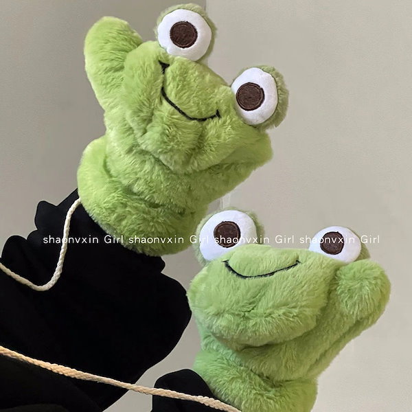 Qoo10] かわいいカエル手袋保温防寒学生党高颜値i