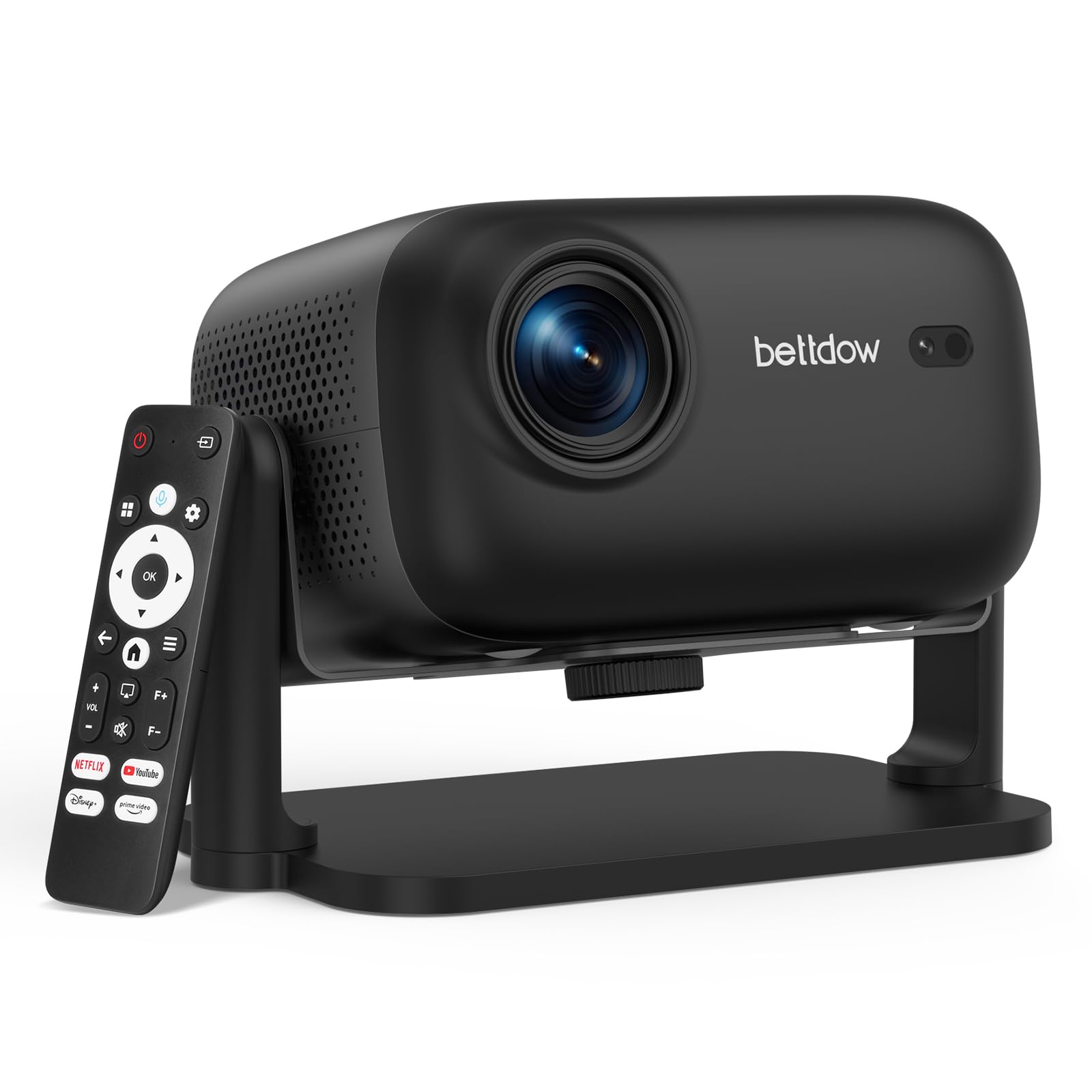 「Netflix公式認証ブランド」BETTDOW プロジェクター 家庭用 完全密閉防塵式プロジェクター 真1080P 300ANSI オートフォーカス＆自動台形補正 HDR10+対応 WIFI6 Bl