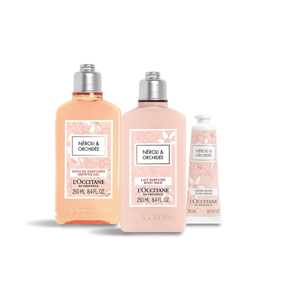 ロクシタン(L OCCITANE) ネロリオーキデ トリオ (シャワージェル&ボディミルク&ハンドクリームセット) 誕生日 お祝い お返し プレゼント ギフト 女性 人気 ボディソープ 巾着袋付き