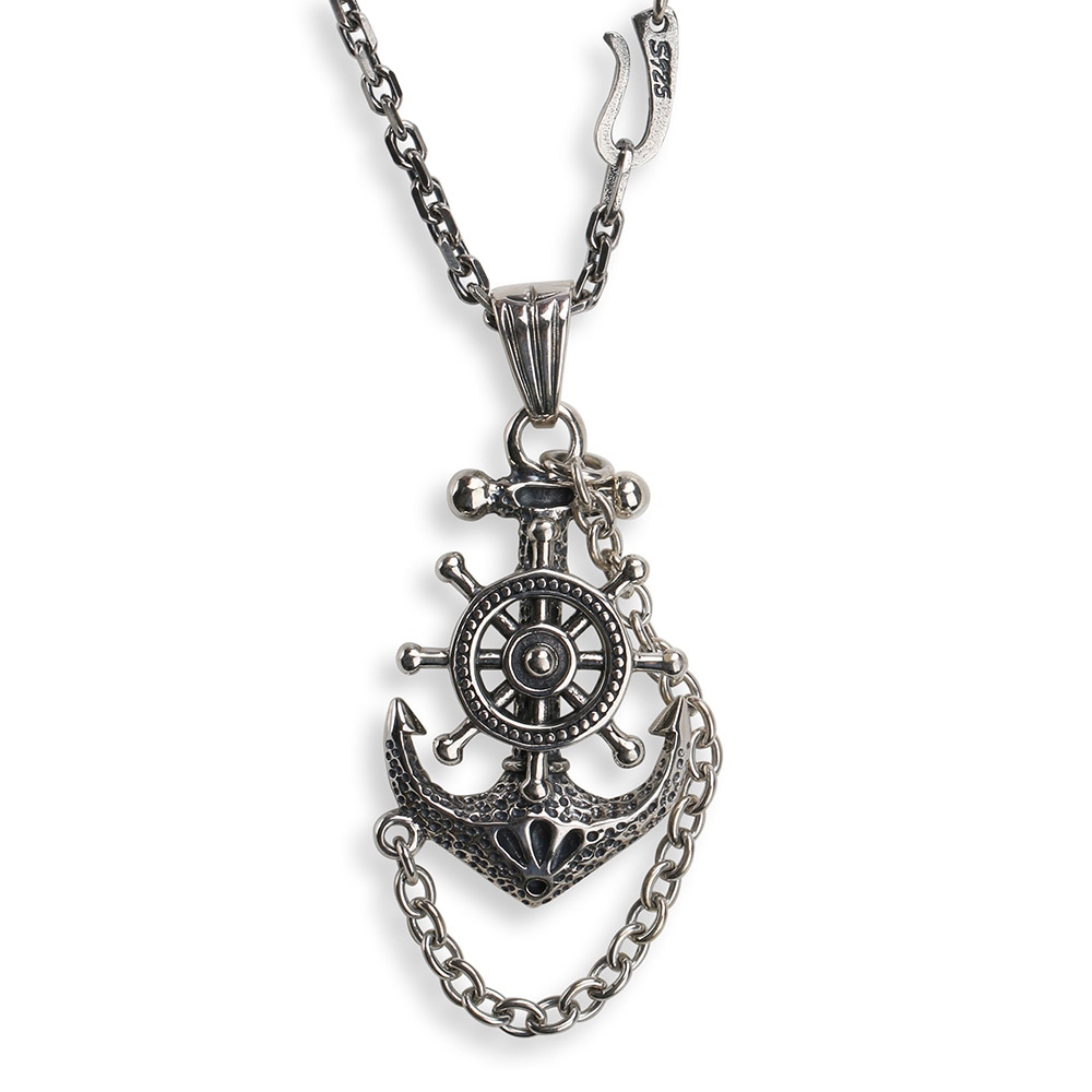 925 アンカーモチーフネックレス [ns052]