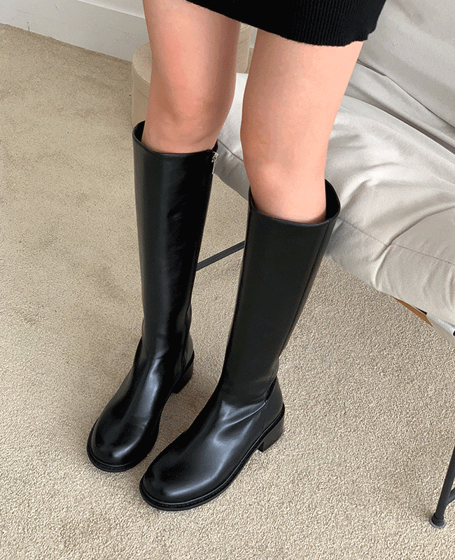 [MILOVANY] ピット保障/260まで マイリーベーシックロングブーツ4cm