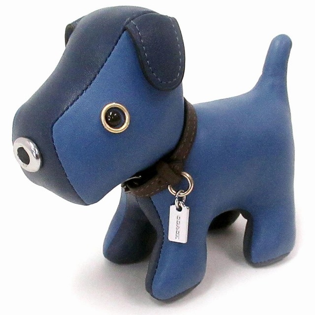 コーチ COACH アウトレット レザー いぬ型ドール ドッグ ペーパーウエイト 犬 CQ063 QBBLM 15,444円