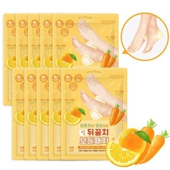 ソフリス かかと 柔らかいパッチ 4枚×10個セット