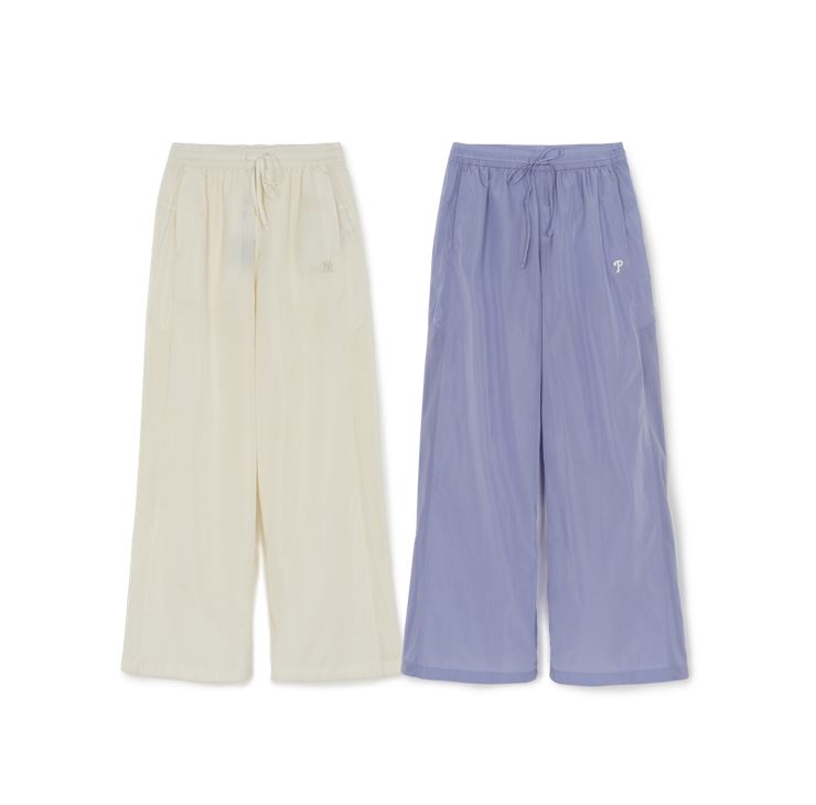 Sportive Mesh Panel Wide Pants 3FWPB1163-50CRS,3FWPB1163-10LDS