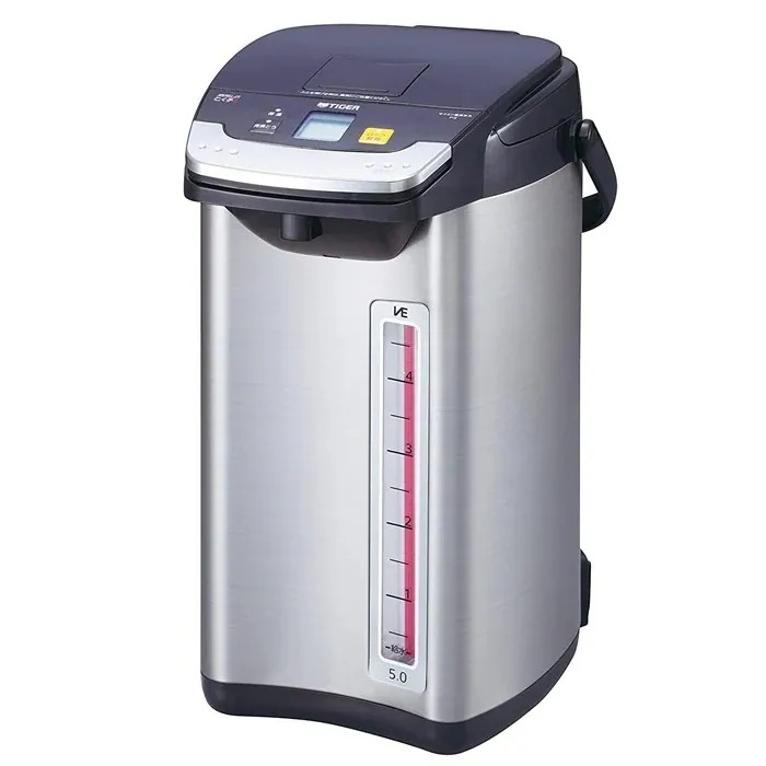 5.0L 電気ポット 蒸気レスVE電気まほうびん とく子さん PIE-A501-K ブラック