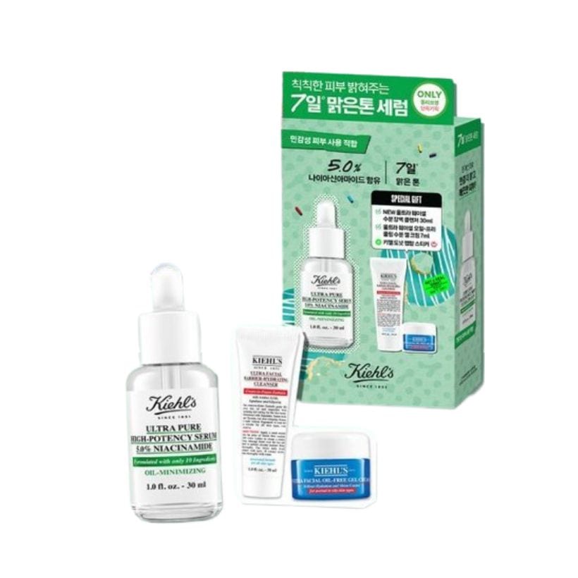 [25FW/New]ウルトラピュアセラム5.0% ナイアシンアミド 30ml（+水分バリアクレンザー30ml+オイルフリークーリング水分クリーム7ml贈呈）