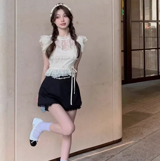 【セット】 スカート トップス パンツ ショートパンツ キュロット ボトムス Tシャツ ツーピーストップス レディース ミニ ショート 膝上 半袖 ハイネック スタンドカラー タイト スリム Aライン