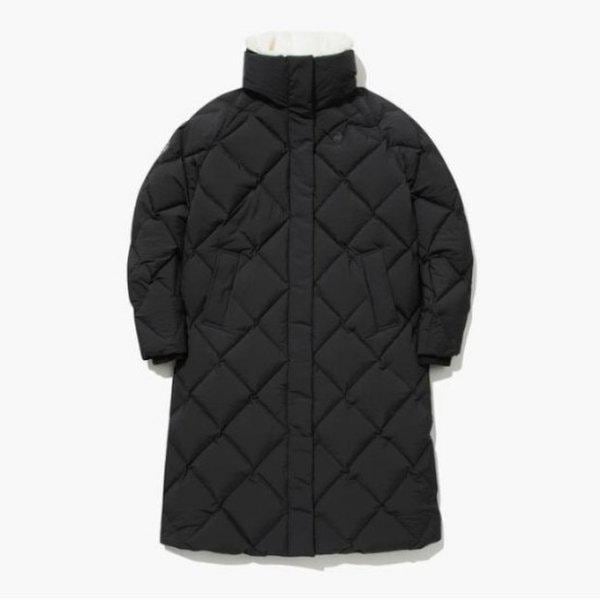 パディング UQC QP422ODJO3-BLK 女性 ディアマン グース ロングパディング/BLACK