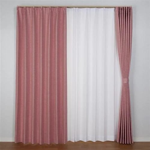 在庫限り[100×178]カーテンコローレ ローズ 2枚入 遮光性あり 形状記憶加工 遮熱・断熱効果あり ウォッシャブル