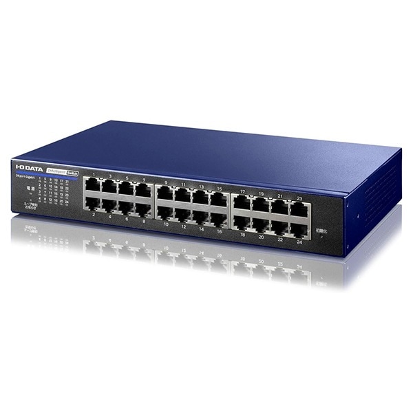 BSH-G24MB IEEE802.1X認証対応L2インテリジェントスイッチ 24ポート ミレニアム群青