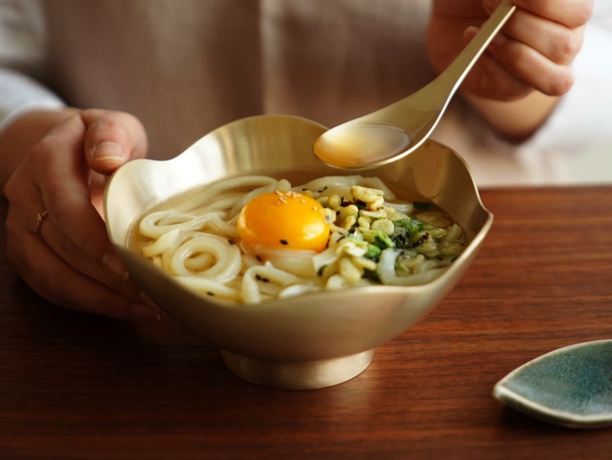 韓国伝統手工芸品 バンジャユギ フラワーボウル（大)