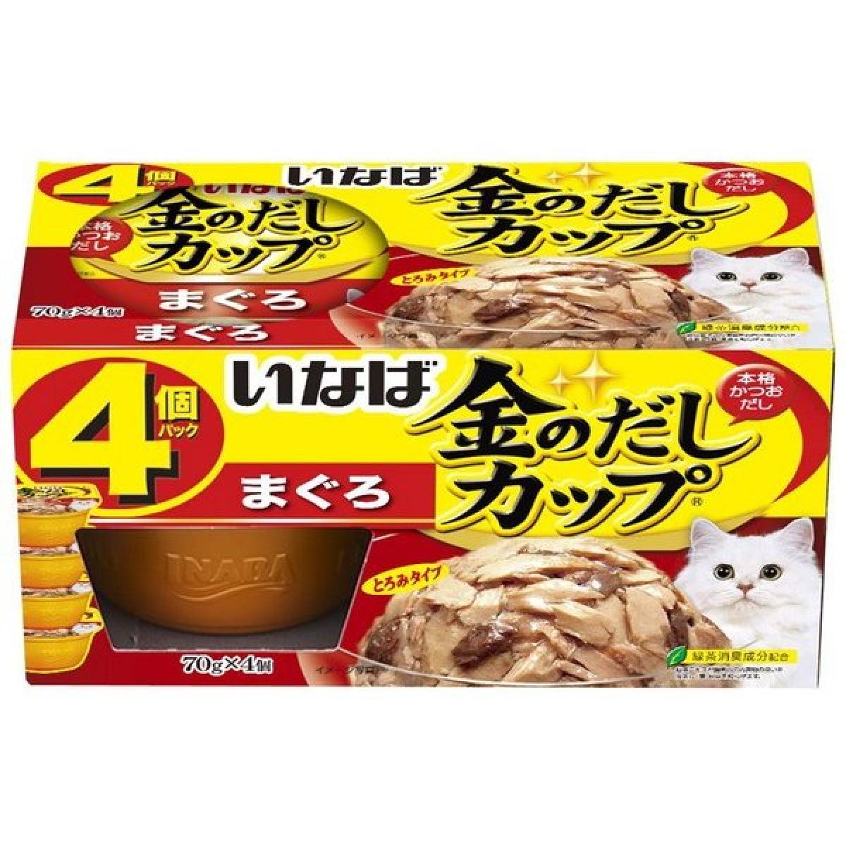 いなば　チャオ　kalkan 16個入り　4箱 金のだしカップ　35個　その他 Amazon.co.jp: いなば 金のだしカップ まぐろバラエティ 70g×24