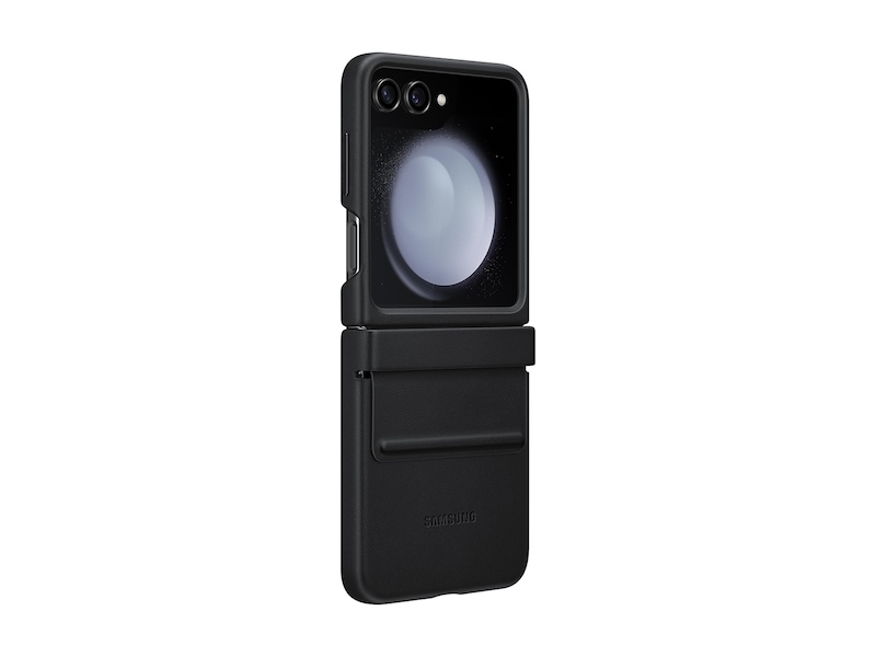 【新品】純正 Galaxy Z Flip5 Flap Eco-Leather Case - ブラック