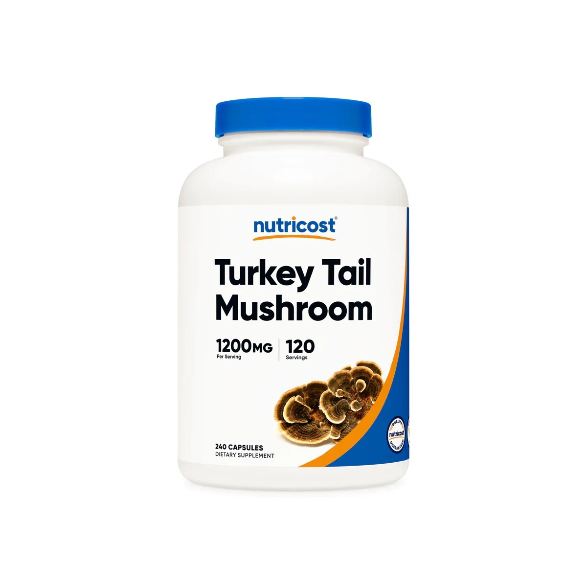 [USA] Nutricost ニュートリコスト Turkey Tail Mushroom 600mg カプセル 240錠