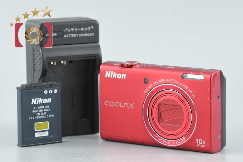 COOLPIX S6200 ブリリアントレッド コンパクトデジタルカメラ