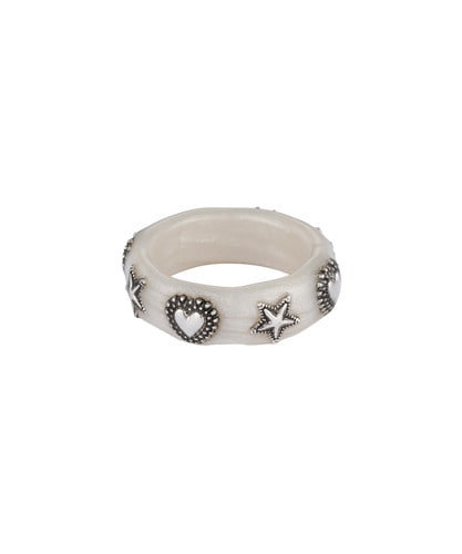 NFF vintage puff ring white ヴィンテージパフリング ホワイト 韓国アクセサリー 正規品 レディース 指輪