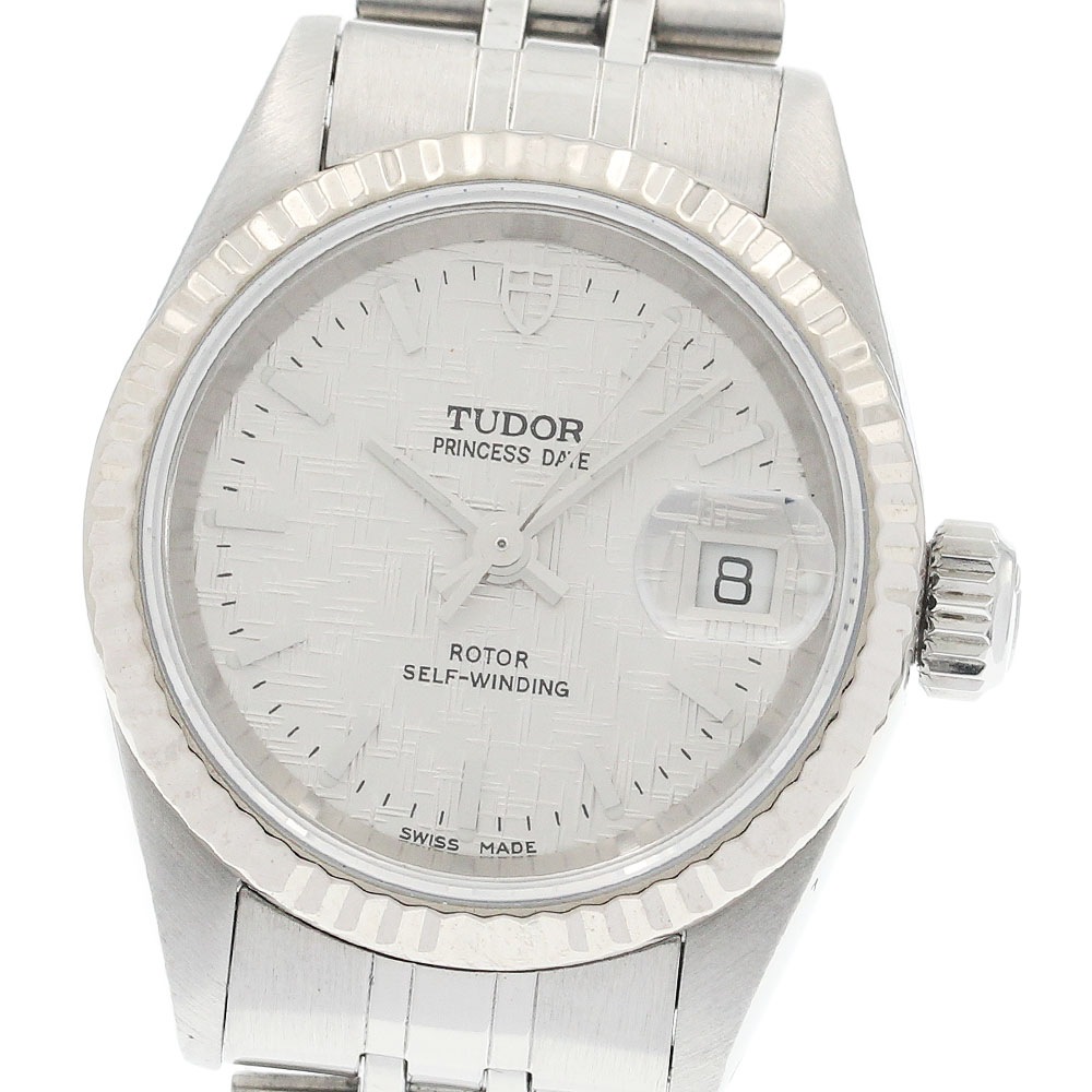 チュードル TUDOR 92414 プリンセス デイト WGベゼル 自動巻き レディース 保証書付き_943192【中古】