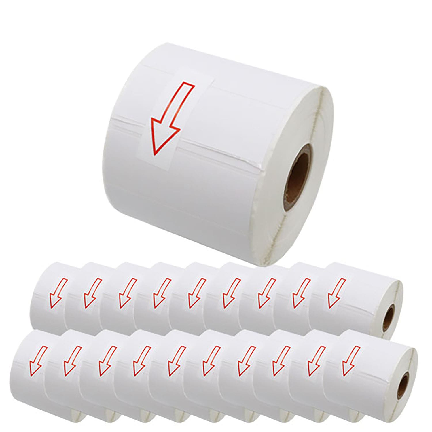 ブラザー用 RDロール プレカット紙ラベル (感熱紙) RD-S04J1 互換品 76mm×26mm 1535枚入り 20個セット