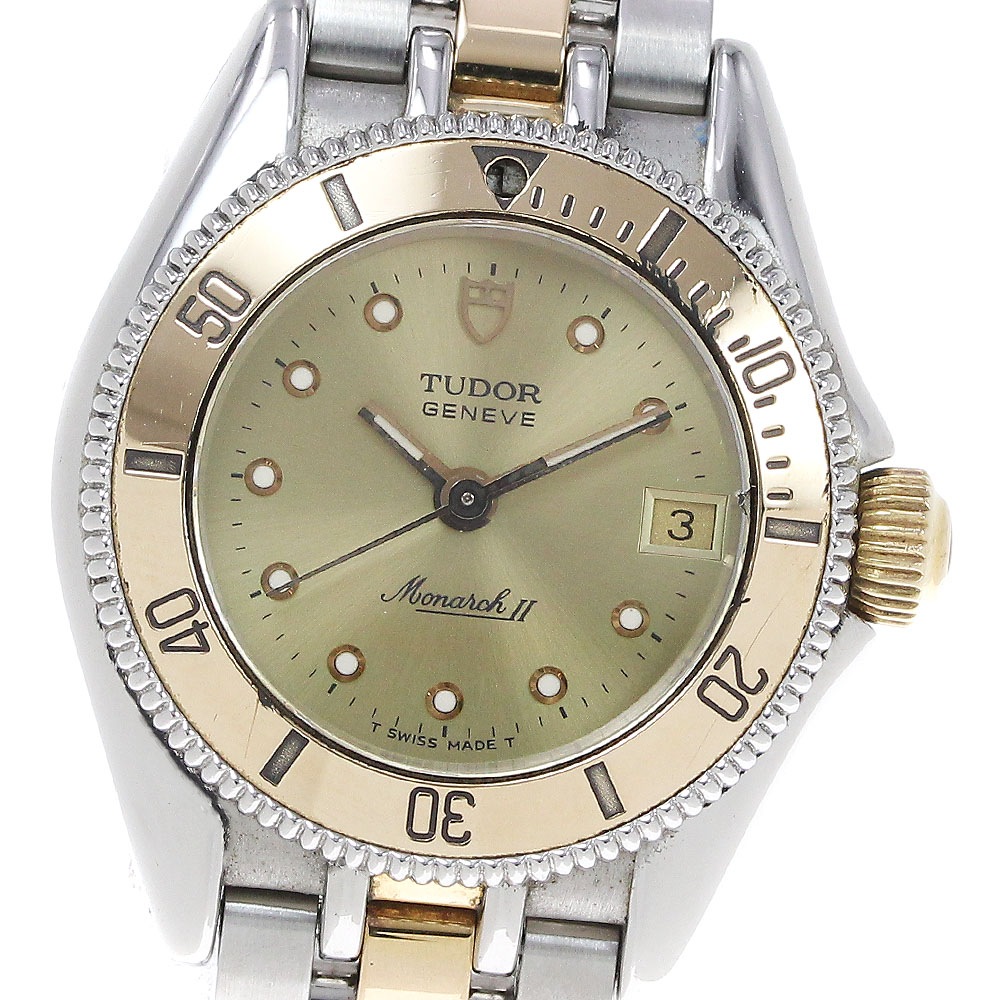 チュードル TUDOR 15833 モナーク デイト クォーツ レディース _834355【中古】
