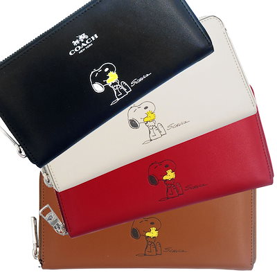 なおさん専用コーチ COACH 長財布 F53773 SNOOPY スヌーピー Qoo10