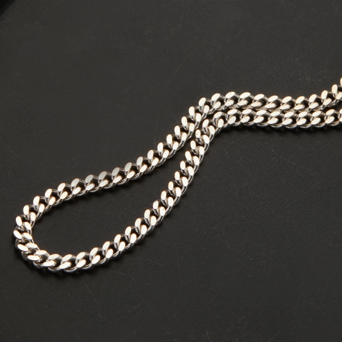 ネックレス チェーン メンズ シルバー925 喜平 キヘイ 50cm 2面カット シンプル 13,082円