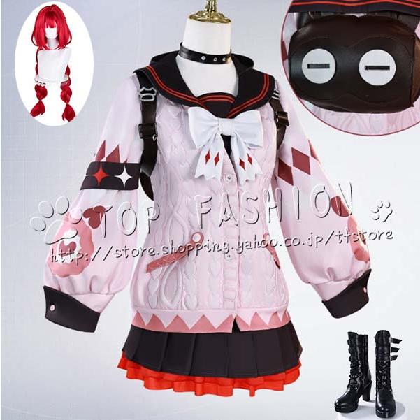 【品質良い 大好評中】ゼンレスゾーンゼロ Zenless Zone Zero 風 浮波柚葉 ゆずは コスプレ衣装 ウィッグ cosplay コスチューム ハロウィン クリスマス