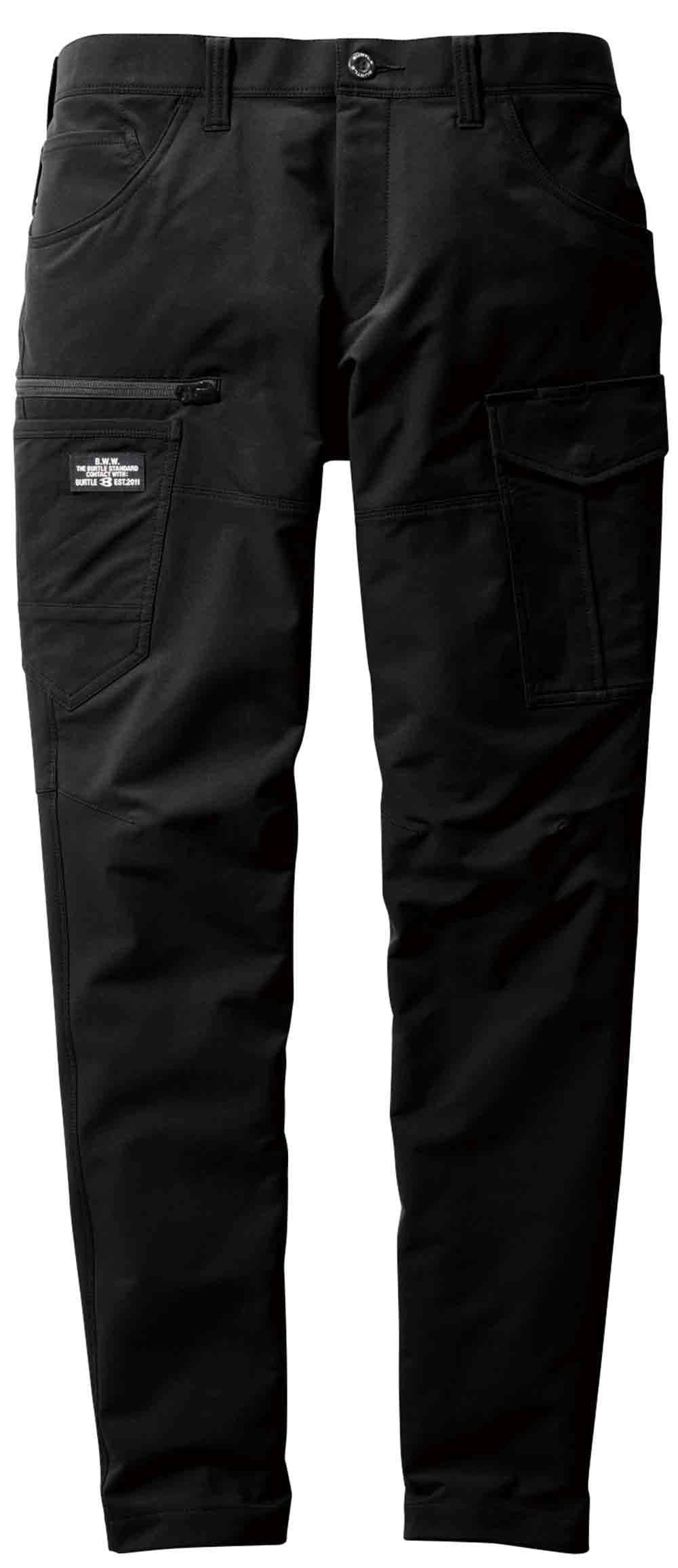 [BURTLE] カーゴパンツ 9511シリーズ メンズ ﾌﾞﾗｯｸ 5L