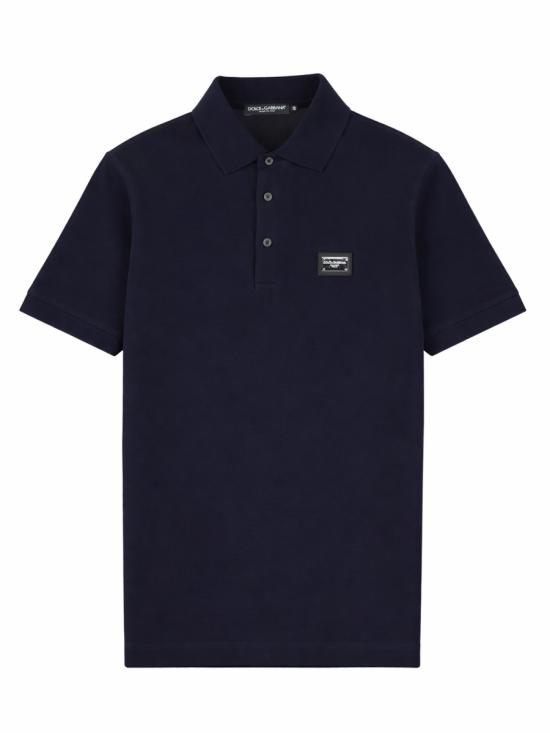 DOLCE & GABBANA Men Polo Shirts G8PL4T G7P1DB0665 BLUE