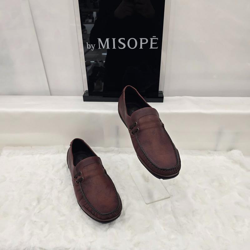 By 男性カジュアルコンフォートローファー 121HT837SS010 DBROWN 2 JJ