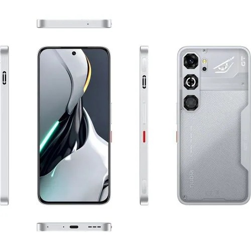 nubia Neo 5 GT 5G ゲーミングスマートフォン 6.8インチ 有機ELディスプレイ 8GBメモリ 256GBストレージ 背面LEDライティング シルバー