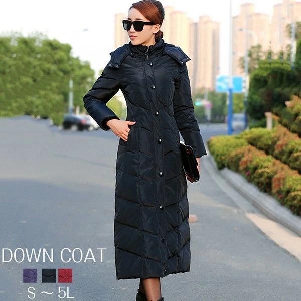 ダウンコート レディース ロング 90％ダウン 大きいサイズ 超ロング ダウンコート ダウンジャケット アウター ダウン 冬 ギフト 30代 40代 50代 ミセス 母 ロングコート 暖かい 厚手冬服