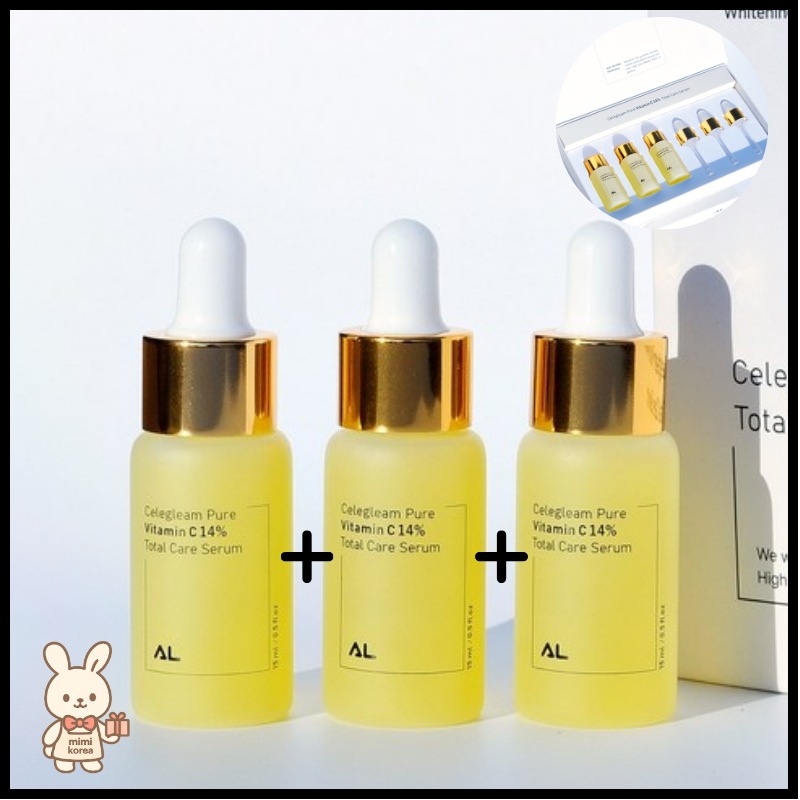 AL セレグリム ピュアビタミンC 14% トータルケア セラム 15mL × 3本/高濃度 ビタミンC セラム/韓国 コスメ
