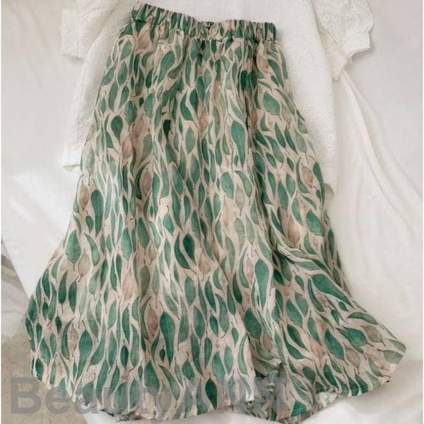 新生活 ンコットン フレアスカート ロングスカート Aライン ゆったり ミモレ丈 レディースファッション リラックス 旅行 トレンド 普通着 お出かけ 春夏 プレゼント ギフト