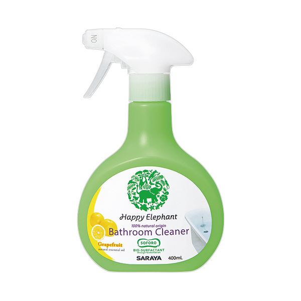 （まとめ）ハッピーエレファントバスクリーナー 本体 400ml 1本[x10セット]