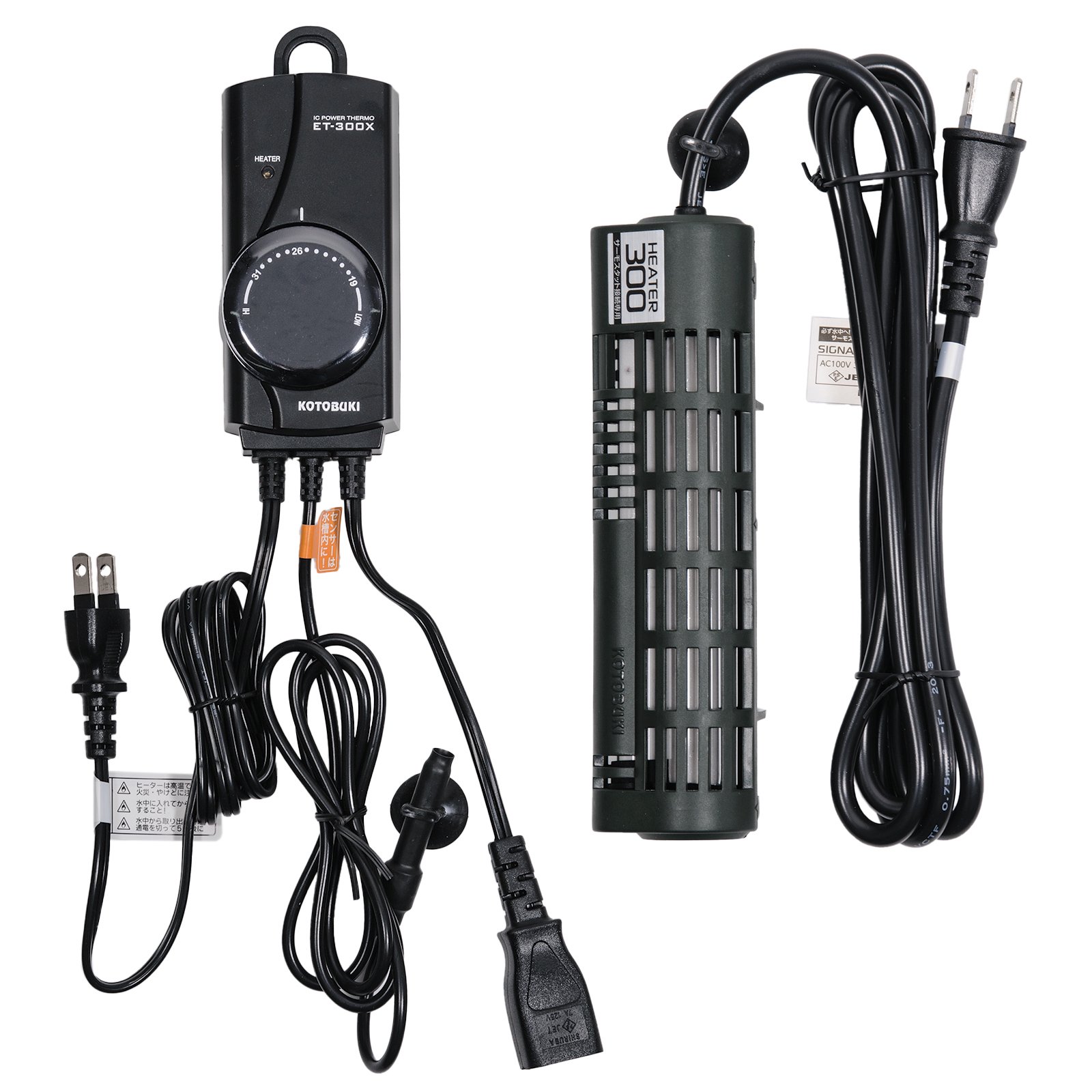 コトブキ工芸　シグナルヒートセット　３００Ｗ　ー９０ｃｍ水槽用　ヒーター＋サーモスタット　アクアリウム　熱帯魚　ＣＲＣ10―23―40―50―00