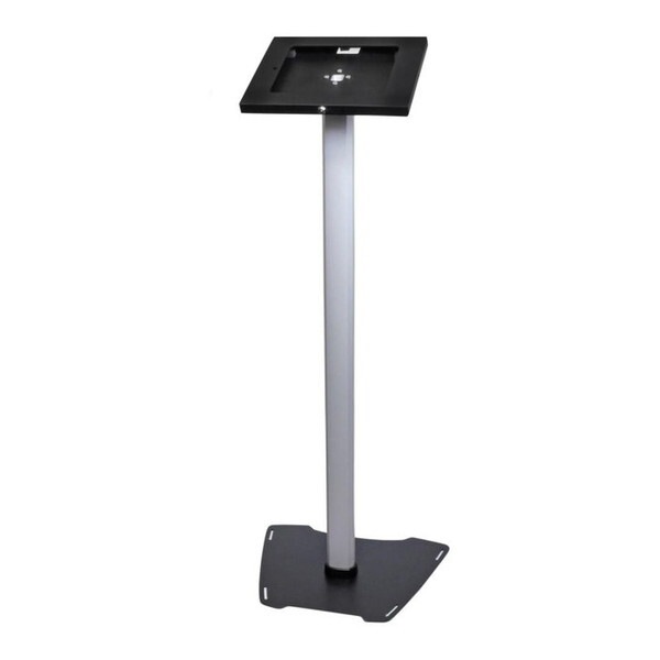 StarTech STNDTBLT1FS ブラック&シルバー [iPadタブレットフロアスタンド (セキュリティロック付き 9.7インチタブレットに対応 メタル構造 高さ固定)] メーカー直送