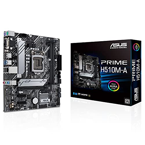 ASUSTek Intel 第10世代11世代 CPU 対応 (LGA1200 )対応 H510 チップセット microATXマザーボード