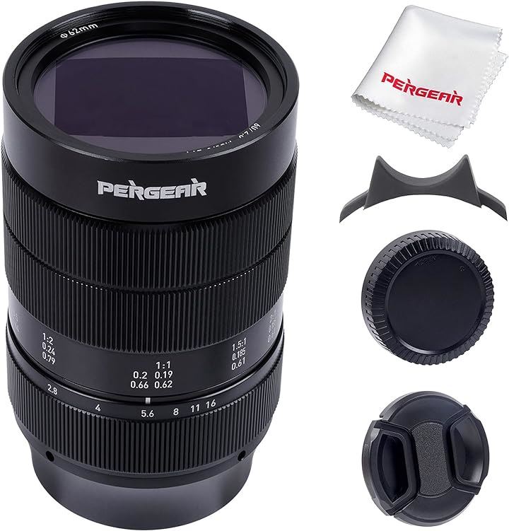 60mm F2.8 II マクロレンズ マニュアルフォーカス 2X倍率 超マイクロ距離 APS-Cサイズ対応 花昆虫など撮影が最適(Panasonic/Olympus M4/3)