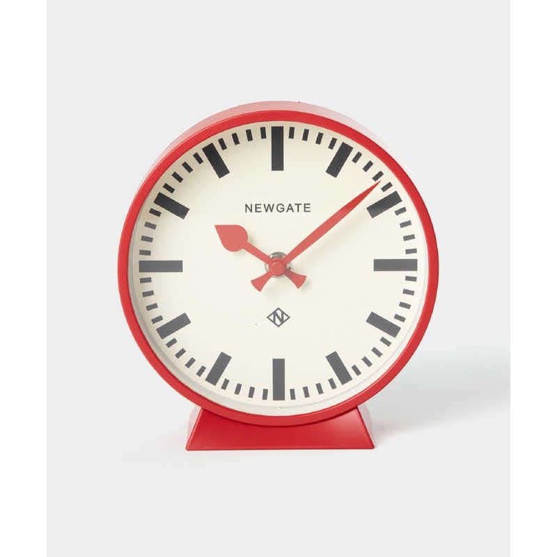 NEWGATE　Mマントル レールウェイクロック 置き時計 17cm×16cm ファイヤーエンジンレッド　NGT0000001010C02ZZZ