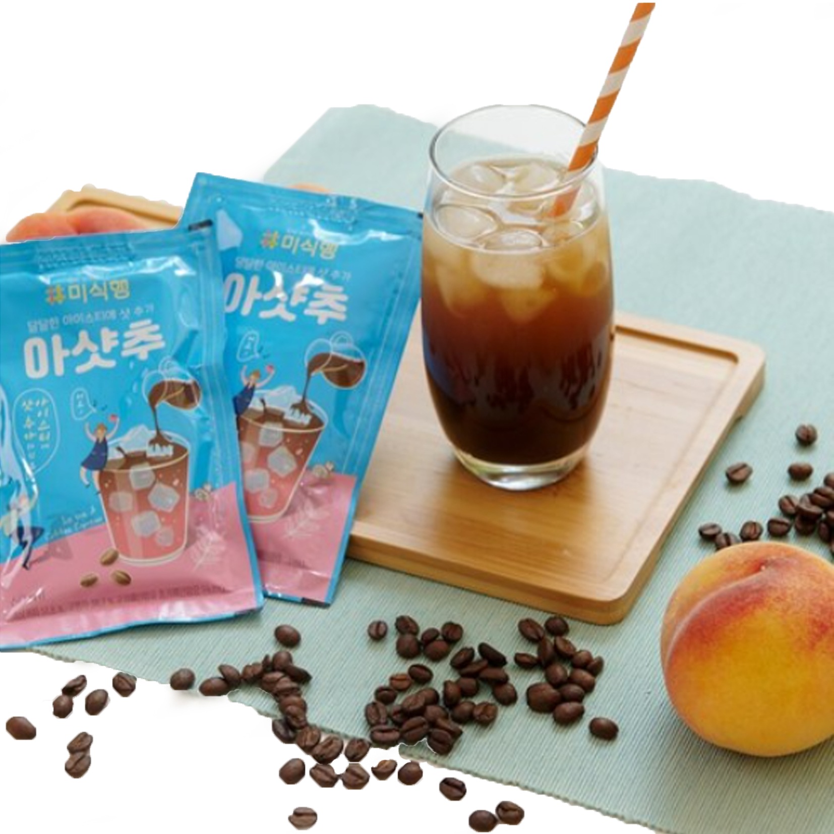 【正規品】米食行 ニュー アシャチュウ 60ml 10包入 桃 アイスティー エスプレッソ ショート ステビア ニュー アシャチュウ ポーチ コーヒー ドリンク 5,095円