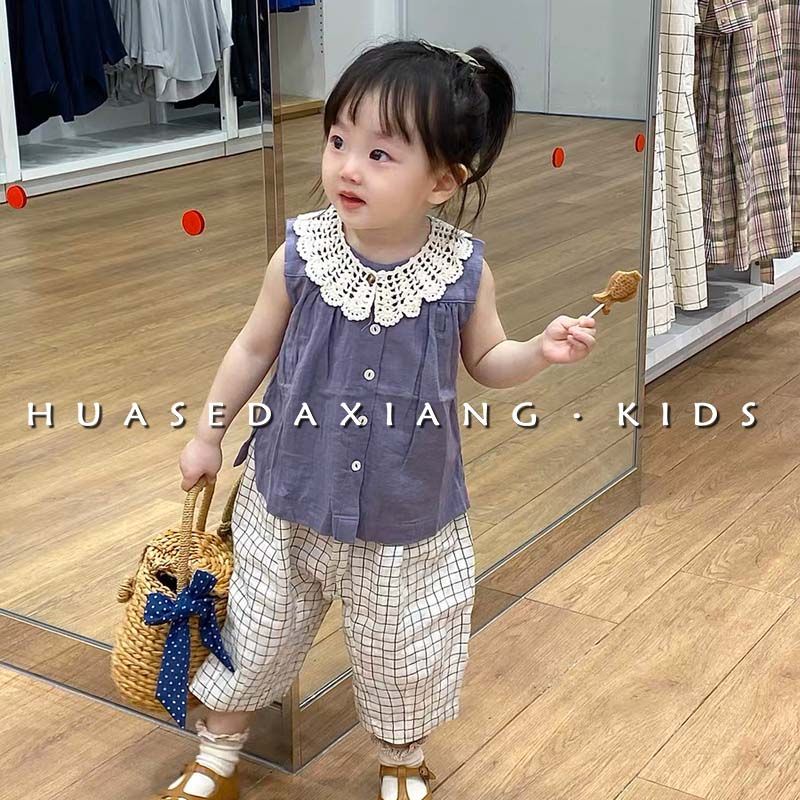 2025新作人気最安値保証女子ファッション韓国子供服カジュアルパンツスーツ上下セット品質良い