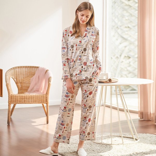 ラペア ヨーロピアン デザート 上下セット LWSFH196-LB