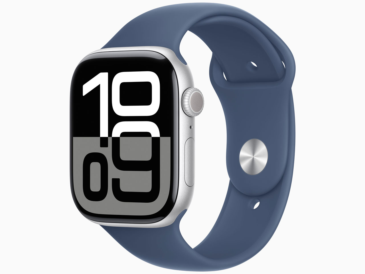 Apple Watch Series 10 GPS+Cellularモデル 46mm MWY13J/A [シルバー・デニムスポーツバンド M/L]