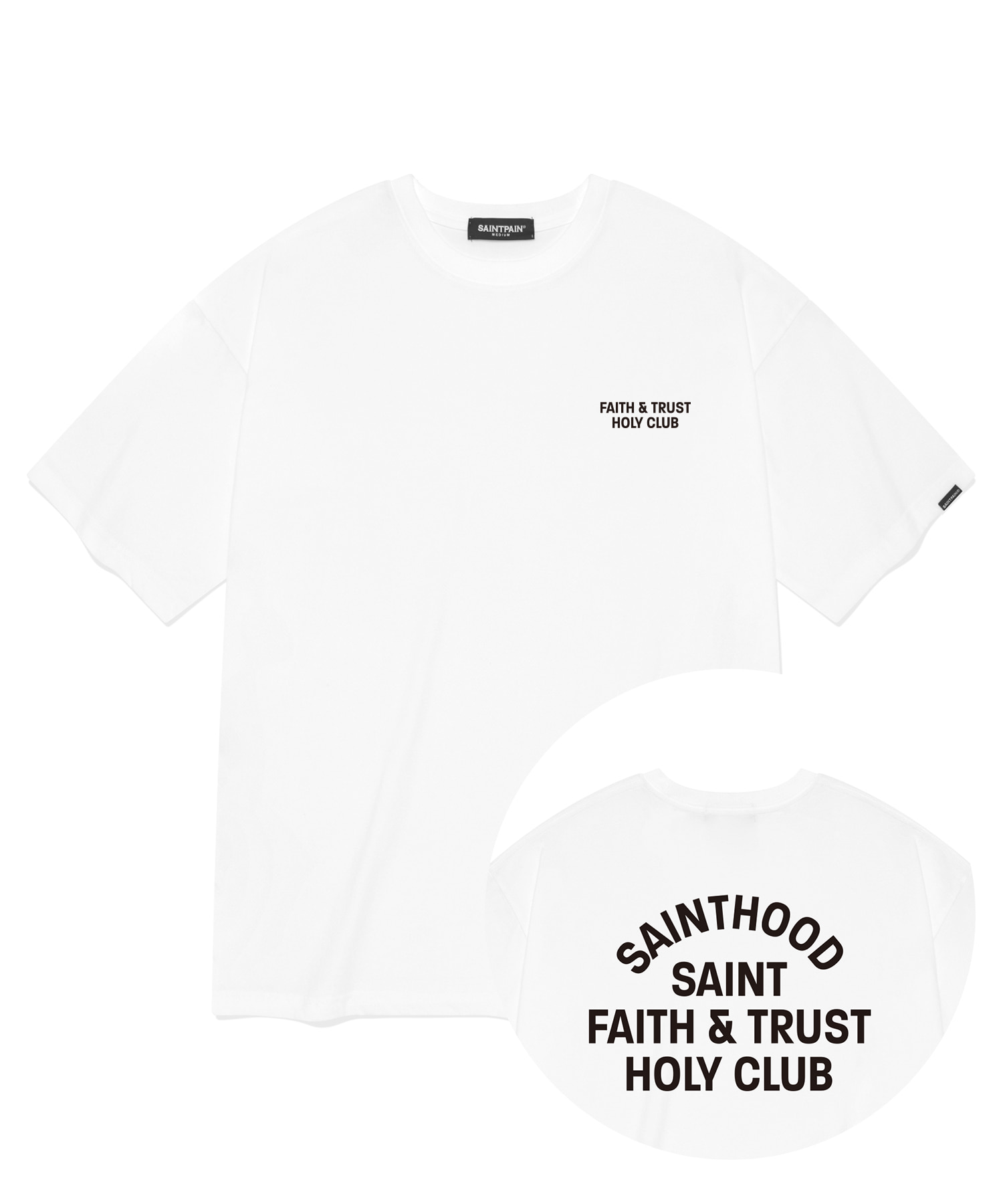 SP Faith & Trust Short Sleeve T-Shirt-White