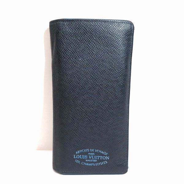 ルイヴィトン タイガ ポルトフォイユブラザ NM ブルーマリーヌ M30387 財布 【中古】 16,830円