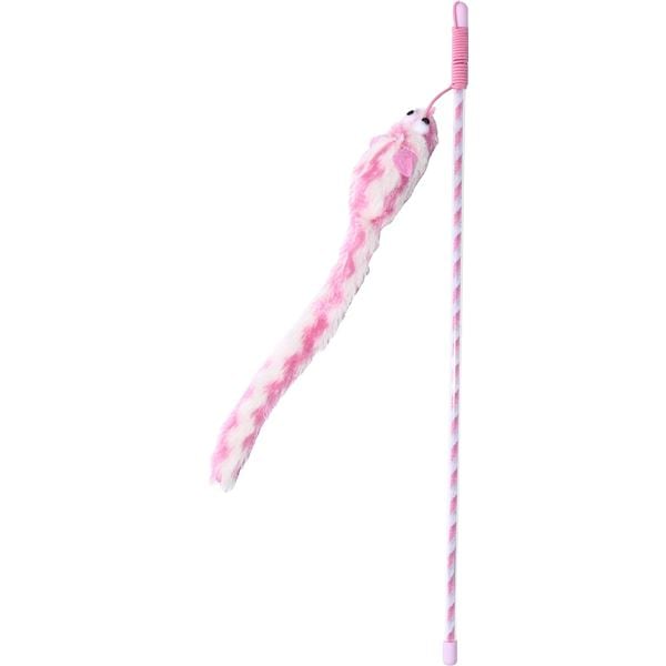 （まとめ）ロッディーズ カシャマウス ピンク5セット (猫用玩具)