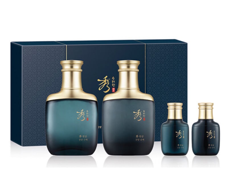 送料無料！韓国メンズ用コスメ秀麗韓スリョハン天参ゴンヤン2セットメンズ水分弾力性毛穴ケア 9,163円