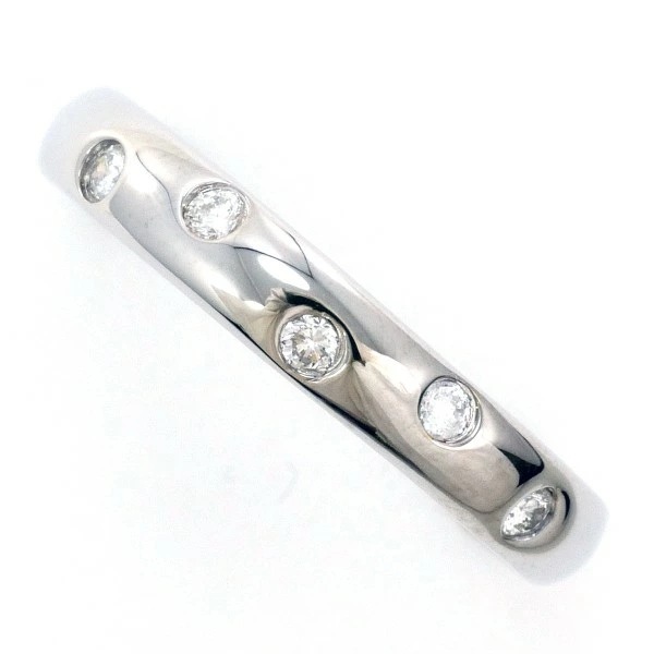 23区 K18WG リング 指輪 11号 ダイヤ 0.10 総重量約2.5g ジュエリー 中古