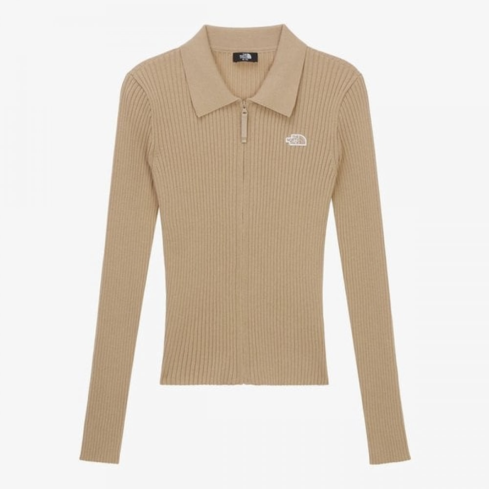 ノースフェイス レディース ホリデー ジップアップ LIGHT BEIGE NJ5SR30B
